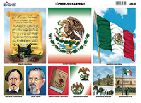 M331 Símbolos patrios (25 pzas)