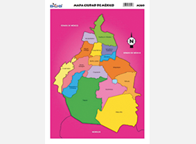 M360 Mapa Ciudad de México (25 pzas)