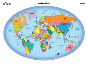 M362 Mapamundi (25 pzas)