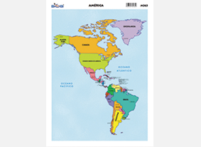 M363 Mapa América (25 pzas)