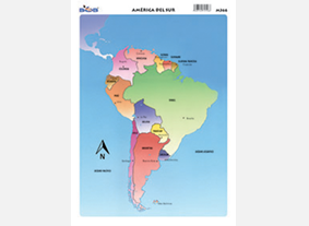 M366 Mapa América del sur (25 pzas)