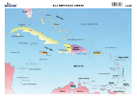 M367 Mapa antillas / Cuba (25 pzas)