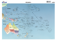 M370 Mapa Oceanía (25 pzas)