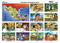 M395 Grupos étnicos de México (25 pzas)