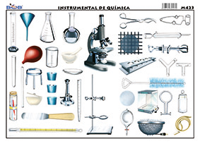M423 Instrumental de química (25 pzas)