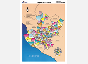 M440 Mapa Estado de Jalisco (25 pzas)