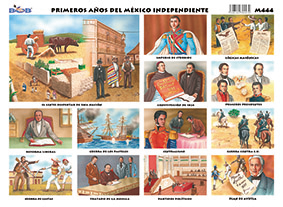 M444 Primeros años de México independiente (25 pzas)