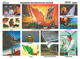 M457 Recursos naturales de México (25 pzas)