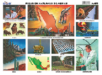 M457 Recursos naturales de México (25 pzas)