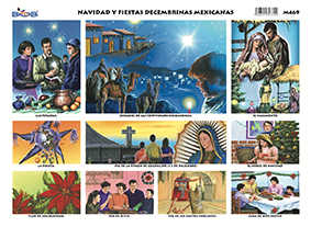 M469 Navidad y fiestas decembrinas mexicanas (25 pzas)