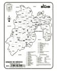 Estado de México – División política c/n