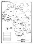 África – División política c/n
