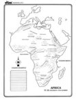 África – Orografía c/n