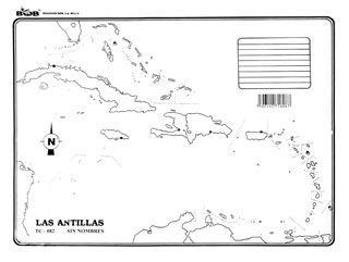 Antillas (cuba) - División Política S N - Ediciones Bob EDD