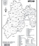 Estado de México – División política c/n
