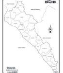 Sinaloa – División política c/n
