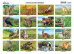 Animales del bosque (16 fig.)